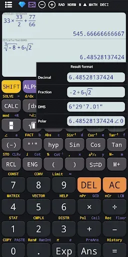 Скриншот 5 — Научный калькулятор 991 плюс