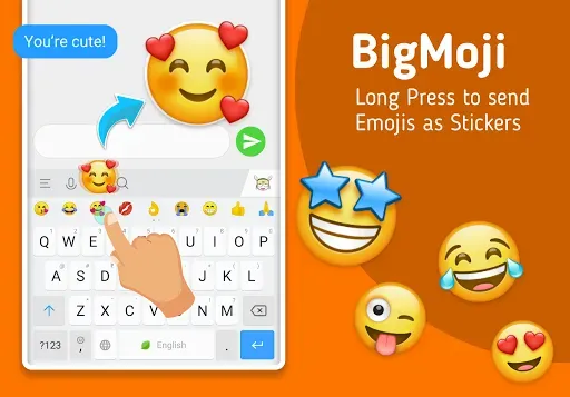 Скриншот 2 — Mint Keyboard:Fonts,Emojis