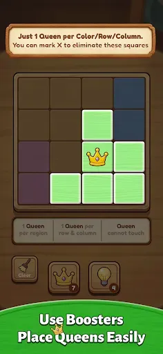 Скриншот 7 — Smart Queens: Wooden Sudoku