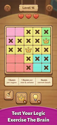 Скриншот 8 — Smart Queens: Wooden Sudoku