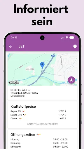 Скриншот 2 — tankste! - Deine Tankpreis App