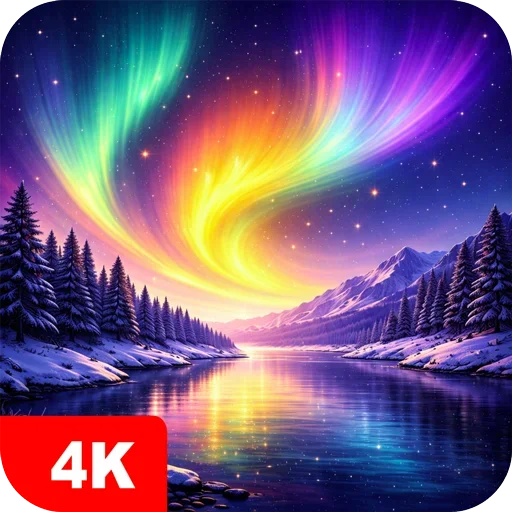 Обои с северным сиянием 7Fon