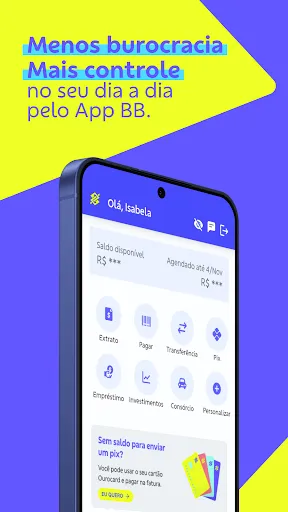 Скриншот 1 — BB: Banco, Conta, Pix, Cartão