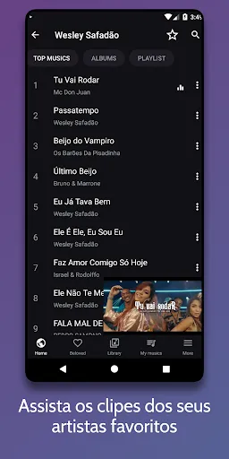 Скриншот 2 — Fyzer Reprodutor de Músicas