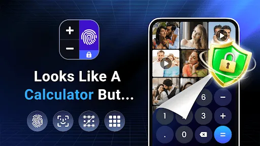 Скриншот 1 — Calculator - Photo Lock