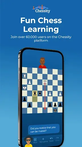 Скриншот 1 — Chessity: Fun Chess Learning