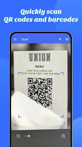 Скриншот 1 — Omni QRScan:QR&Barcode Scanner