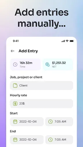 Скриншот 4 — Time Clock: Easy Tracker