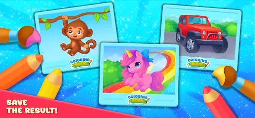 Скриншот 6 — Coloring Book Paint Kids Games