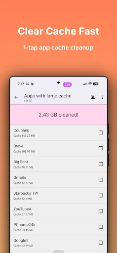 Скриншот 1 — 1Tap Cleaner (Русская версия)