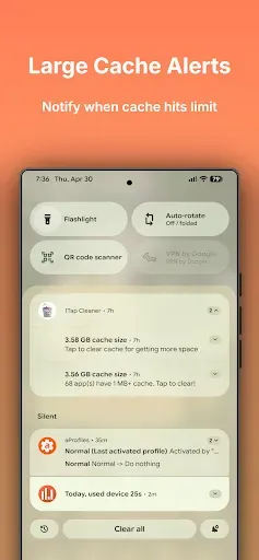 Скриншот 7 — 1Tap Cleaner Pro (Русская)