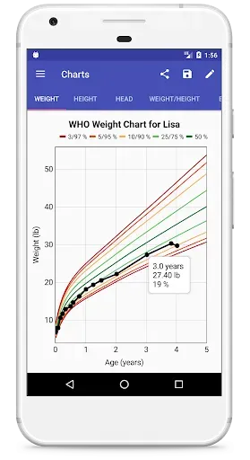 Скриншот 2 — Child Growth Tracker