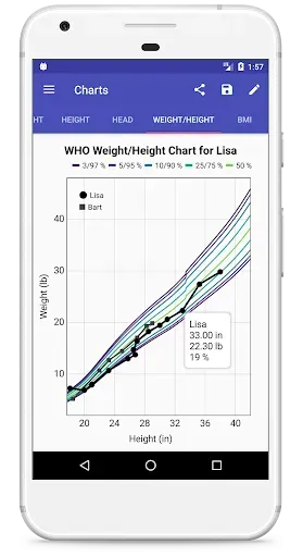 Скриншот 3 — Child Growth Tracker
