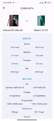 Скриншот 4 — CPU X - Информация о телефоне