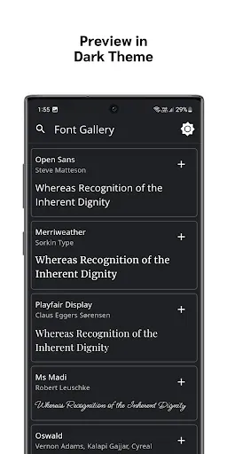Скриншот 3 — Font Gallery