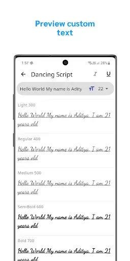Скриншот 4 — Font Gallery