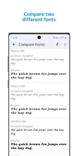 Скриншот 5 — Font Gallery