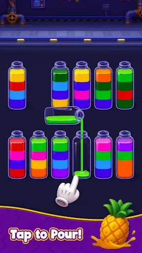 Скриншот 1 — Soda Match - Water Sort Puzzle