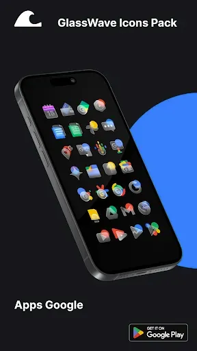 Скриншот 2 — GlassWave Icons Pack