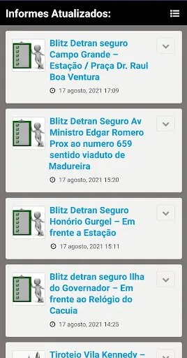 Скриншот 7 — Alerta Rio Informes Lei Seca