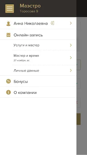 Скриншот 3 — Салон красоты Маэстро
