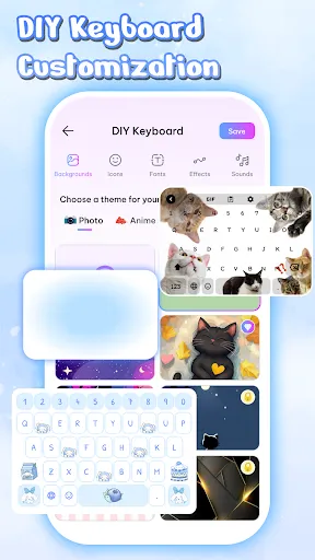 Скриншот 3 — Emoji Font Keyboard & Themes