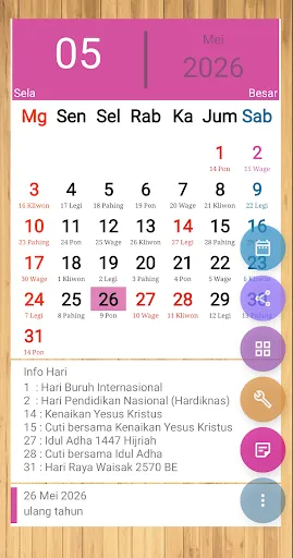 Скриншот 8 — Kalender Jawa