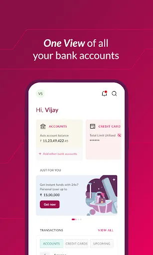 Скриншот 2 — Axis Mobile: Pay, Invest & UPI