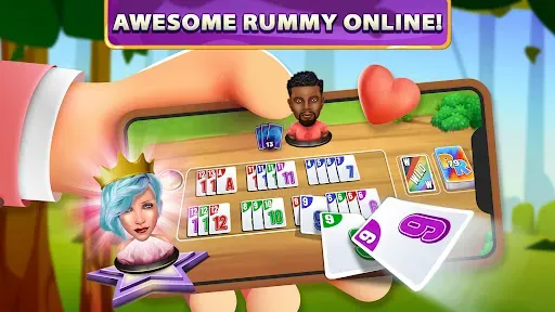 Скриншот 1 — Rummy Rush - Classic Card Game