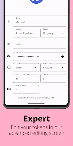 Скриншот 5 — Aegis Authenticator - 2FA App