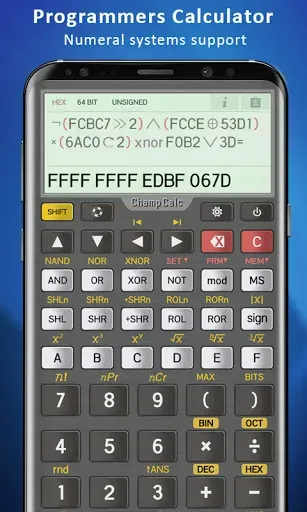 Скриншот 2 — Champ Scientific Calculator