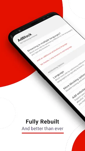 Скриншот 1 — AdBlock для Samsung Browser