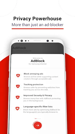 Скриншот 4 — AdBlock для Samsung Browser