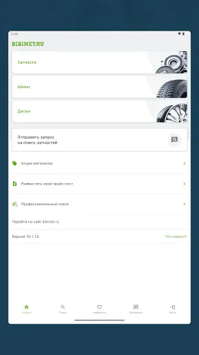 Скриншот 8 — Запчасти, авторазборки Bibinet