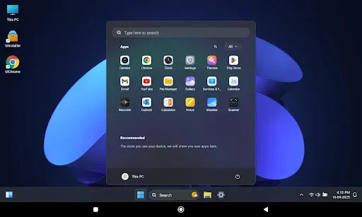 Скриншот 1 — HyperDroid - PC Launcher