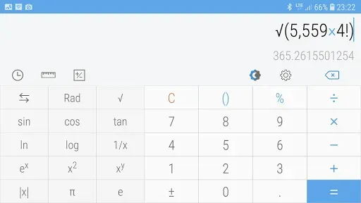 Скриншот 2 — Простой калькулятор