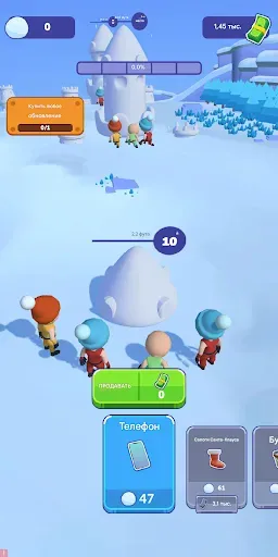 Скриншот 5 — Снежный замок: Idle Clicker