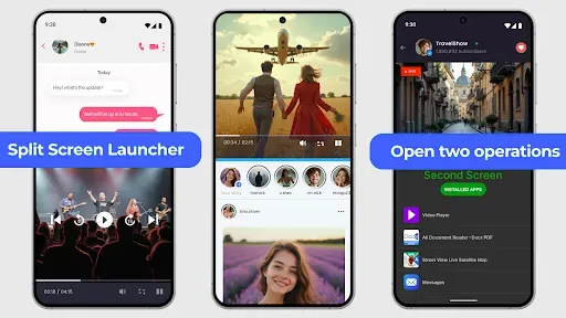 Скриншот 1 — Split Screen Launcher