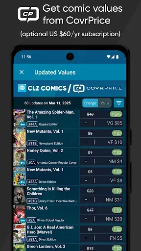 Скриншот 8 — CLZ Comics comic book database