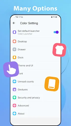 Скриншот 8 — Color Launcher, cool themes