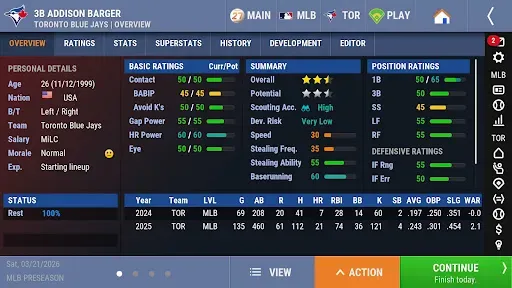 Скриншот 7 — OOTP Baseball 27 Go!