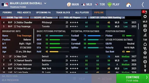 Скриншот 8 — OOTP Baseball 27 Go!