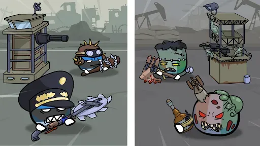 Скриншот 1 — Country Balls: Zombie Rush