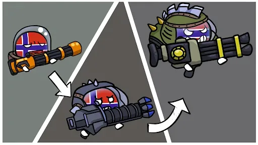 Скриншот 4 — Country Balls: Zombie Rush