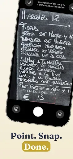 Скриншот 2 — Menu Translator App