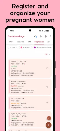 Скриншот 2 — Gestational Age (baby's age)