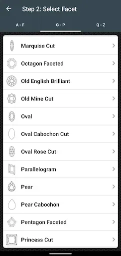 Скриншот 3 — Gem Carat Weight Calculator
