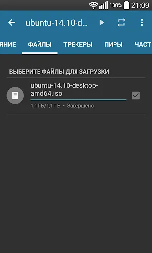 Скриншот 5 — Flud - Торрент Клиент