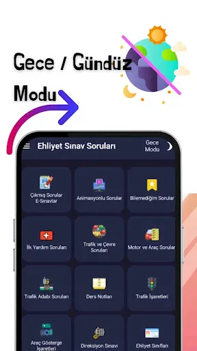 Скриншот 6 — Ehliyet Sınav Soruları 2026