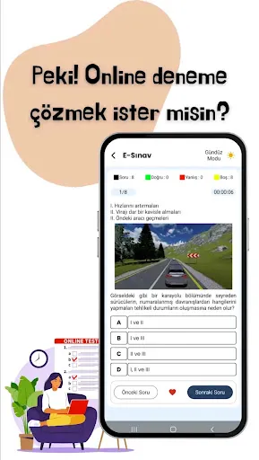 Скриншот 7 — Ehliyet Sınav Soruları 2026